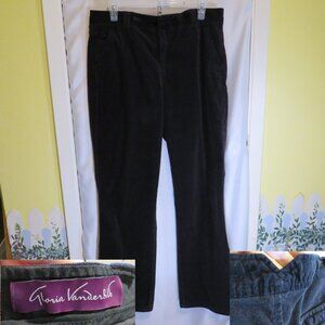 Vintage Gloria Vanderbilt 98% cotton Pants stretch Amanda Hi-Rise Black